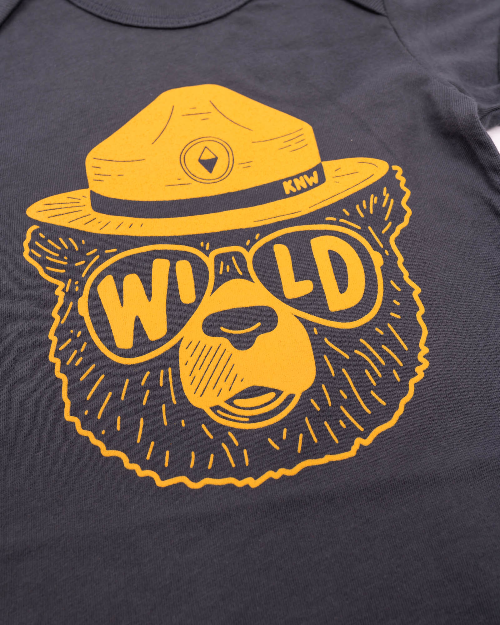 Wildbear Baby Bodysuit | Coal