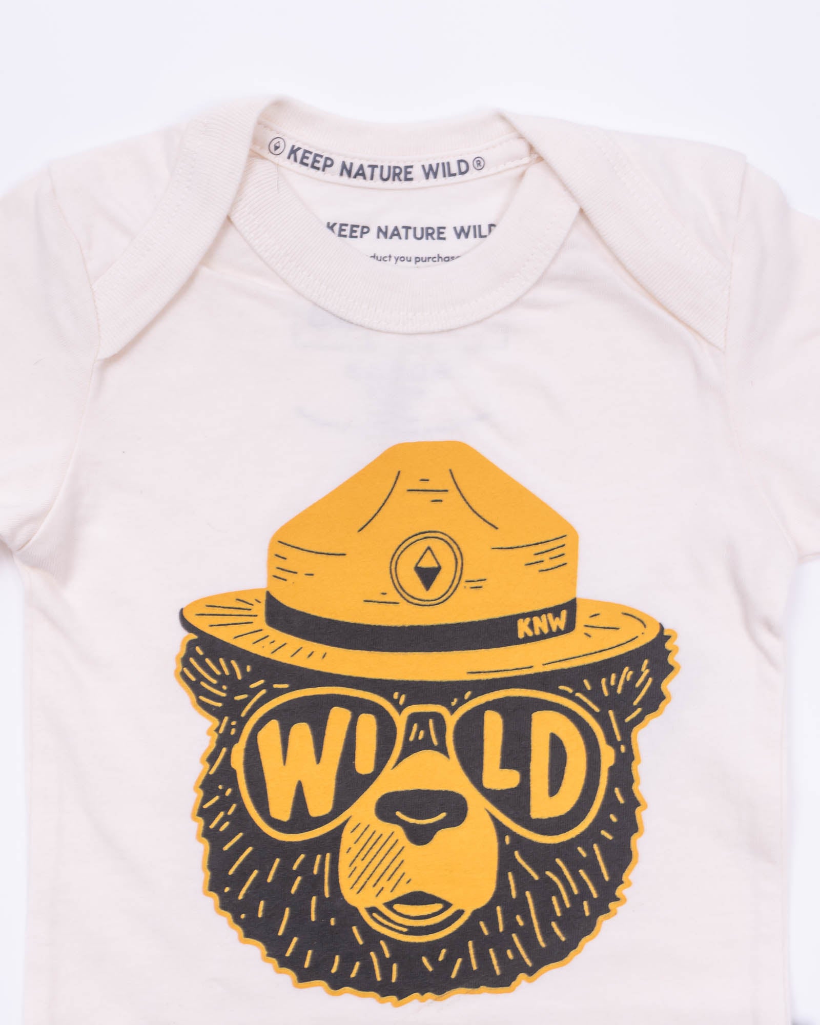 Wildbear Baby Bodysuit | Natural