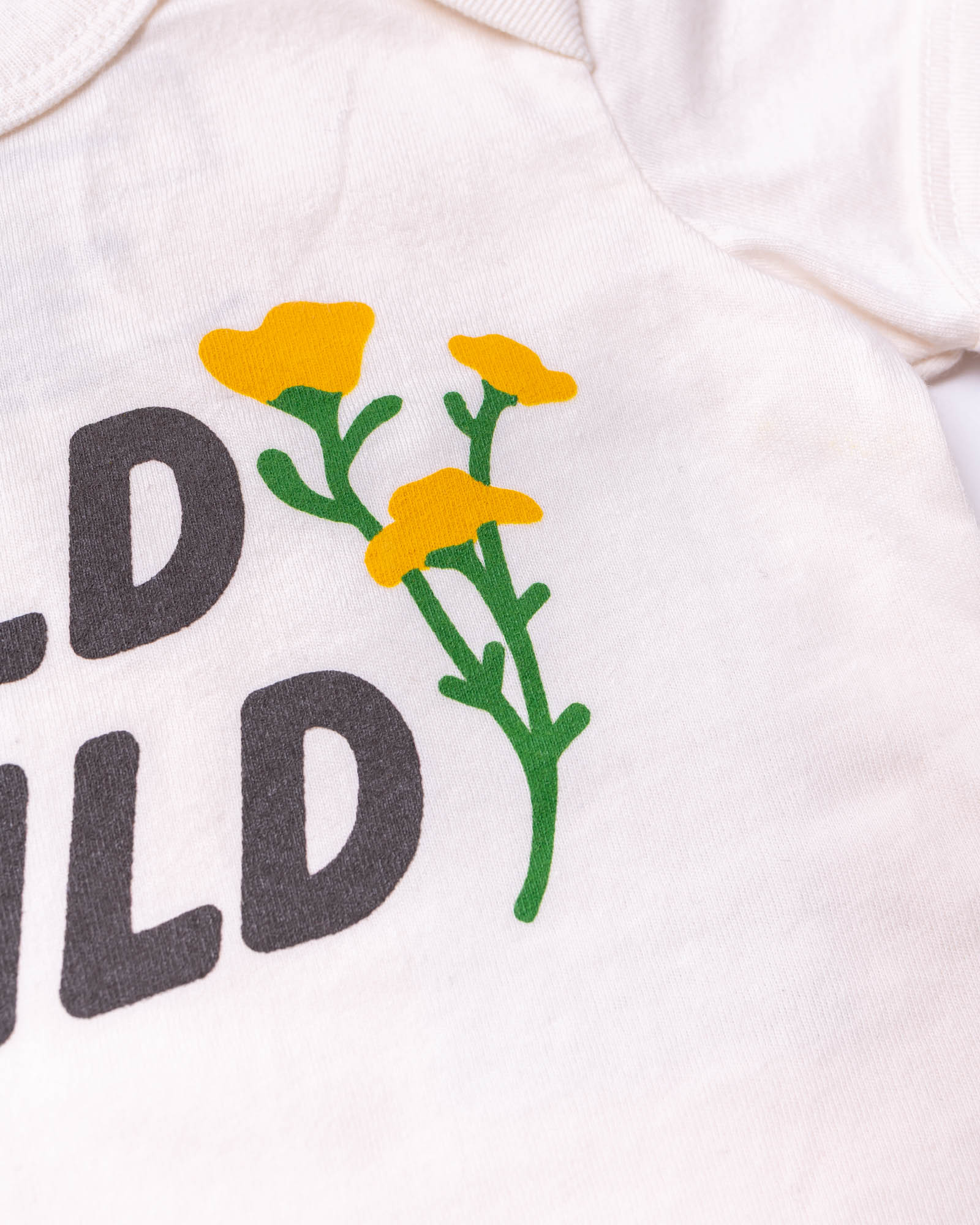 Wild Child Baby Bodysuit | Natural