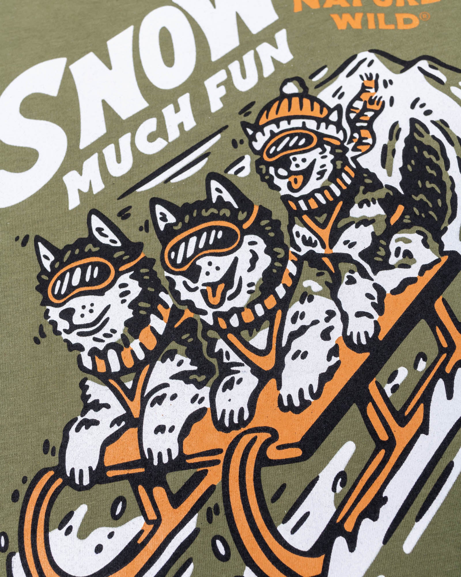 Snow Much Fun Unisex Long Sleeve Shirt | Olive