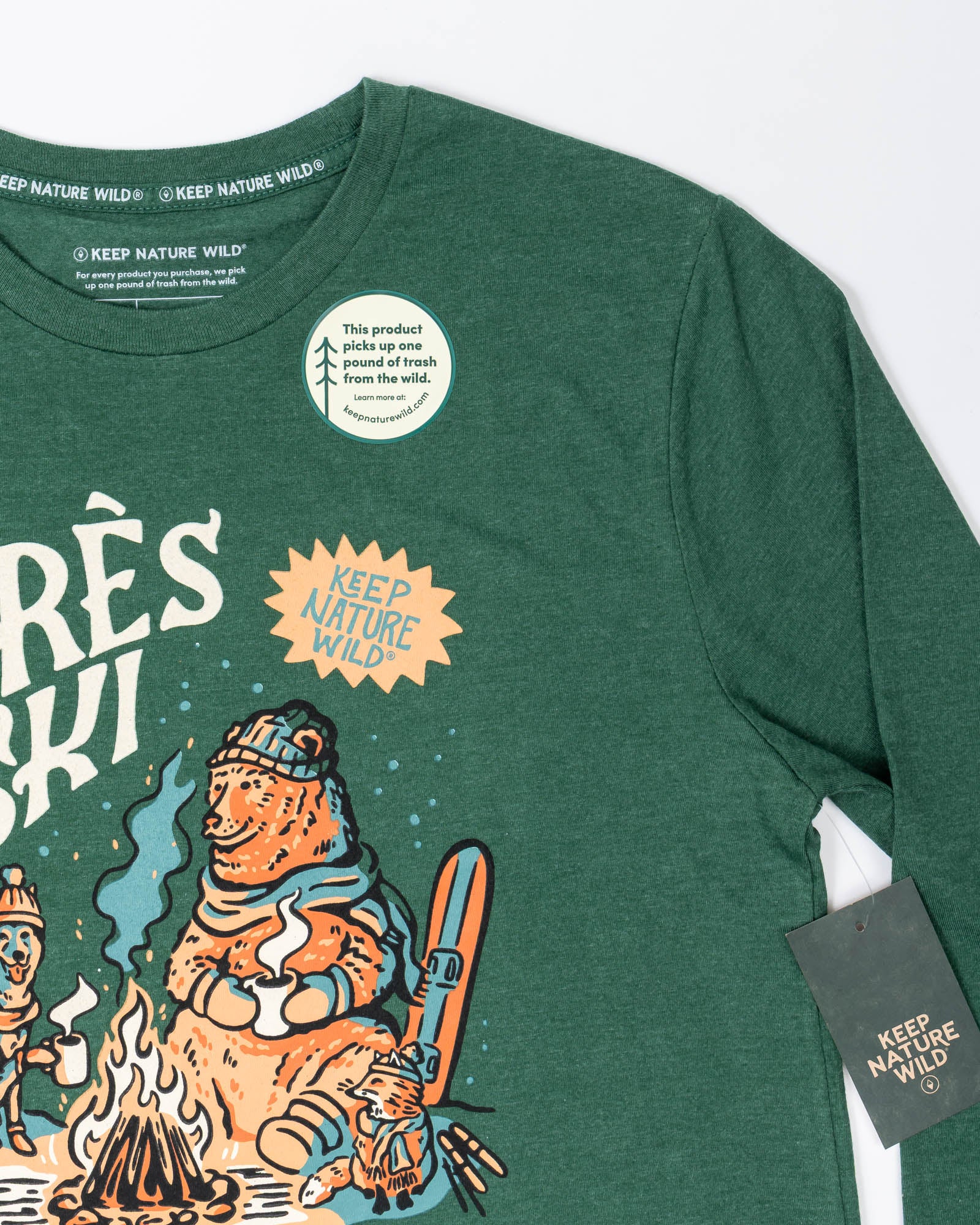 Apres Ski Unisex Long Sleeve Shirt | Heather Forest