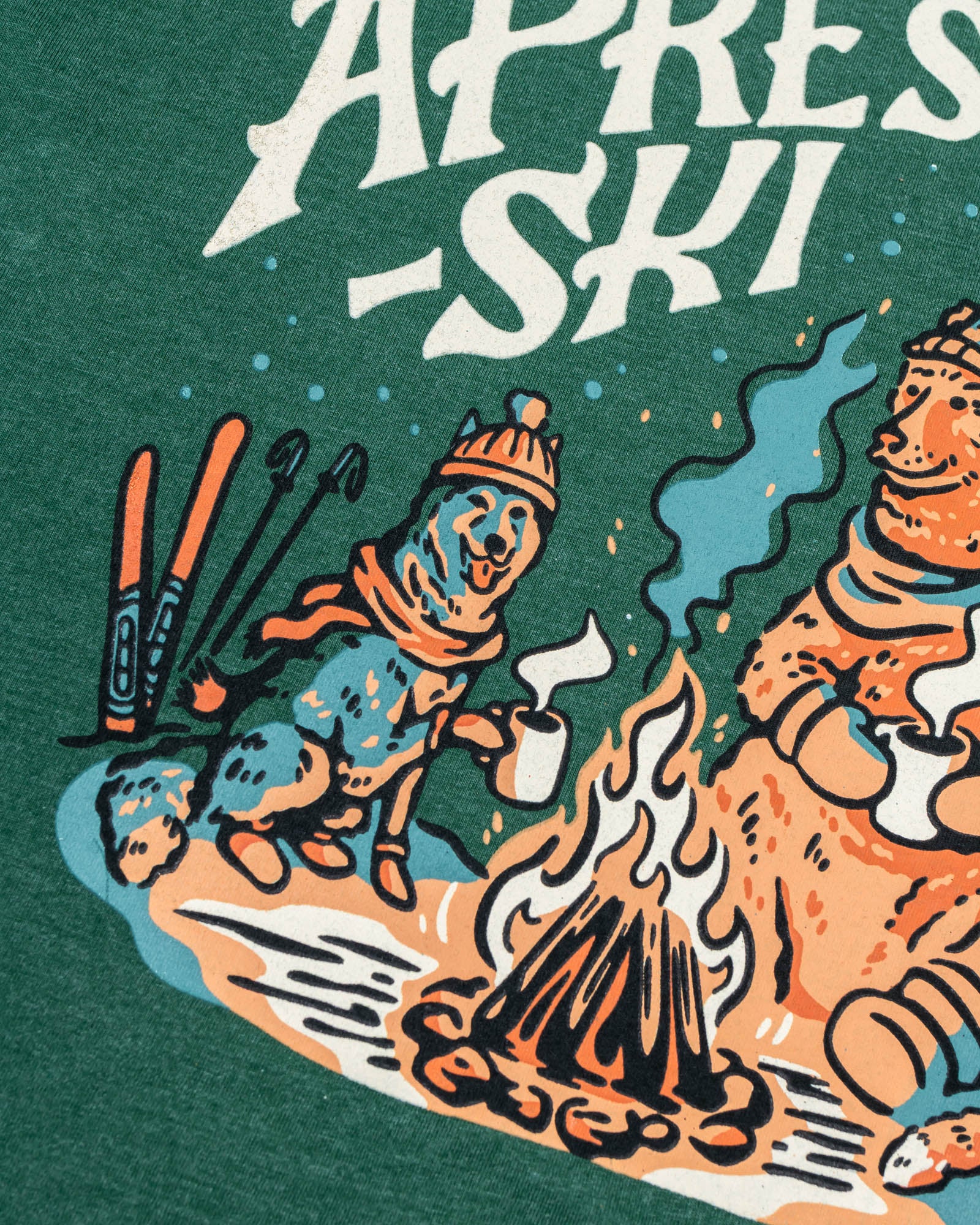 Apres Ski Unisex Long Sleeve Shirt | Heather Forest