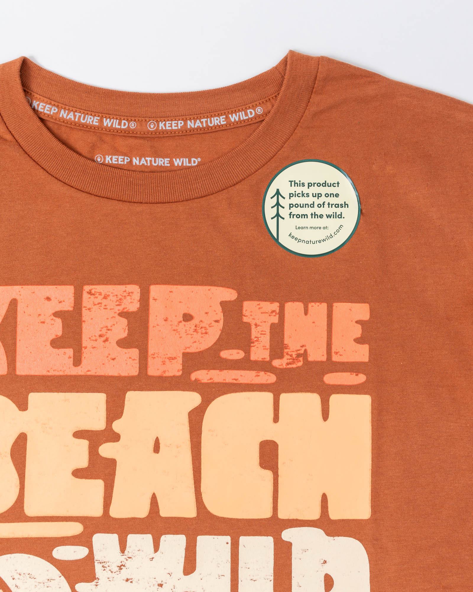 Keep Beaches Wild Unisex Tee | Redwood