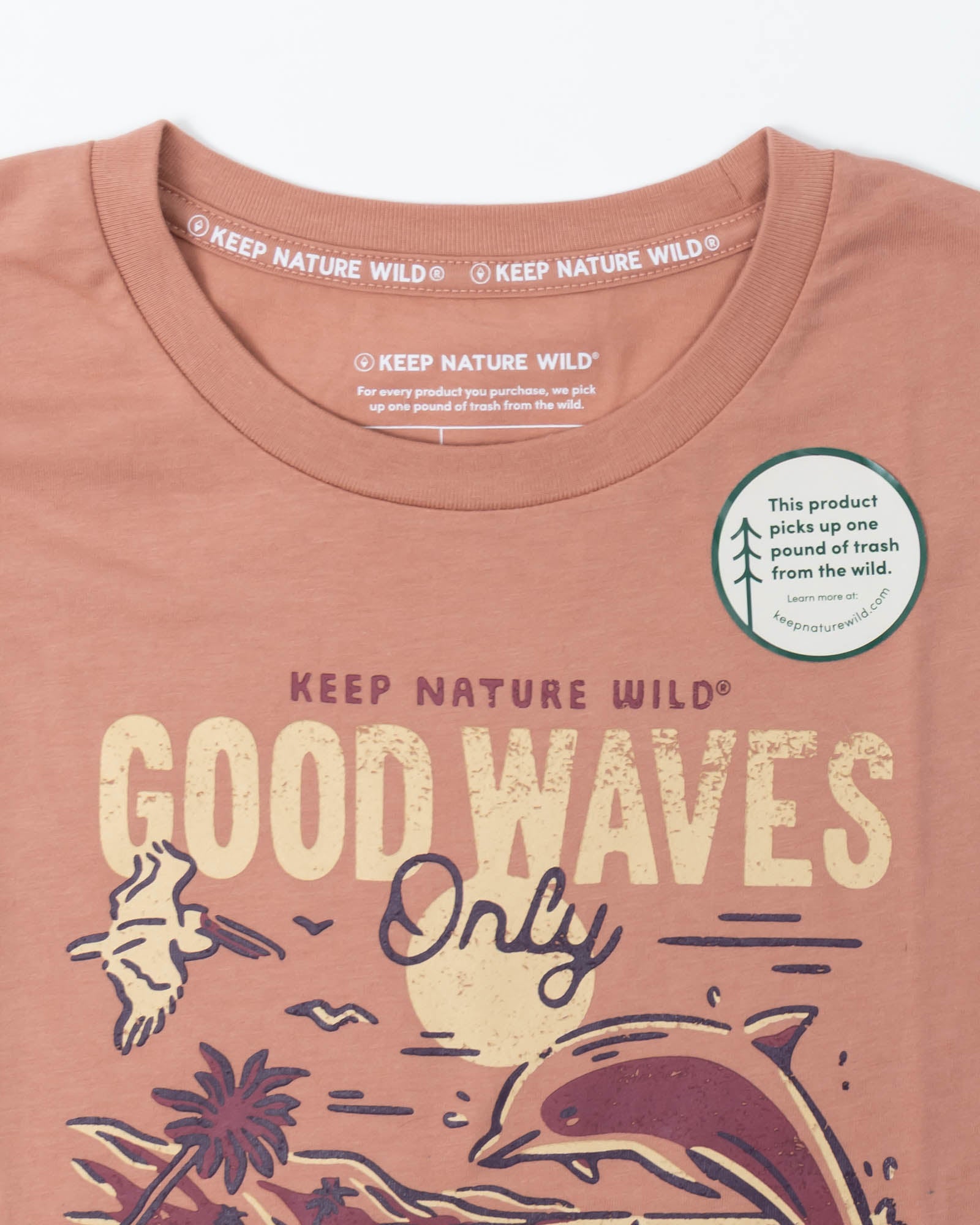 Good Waves Only Unisex Tee | Canyon Rose