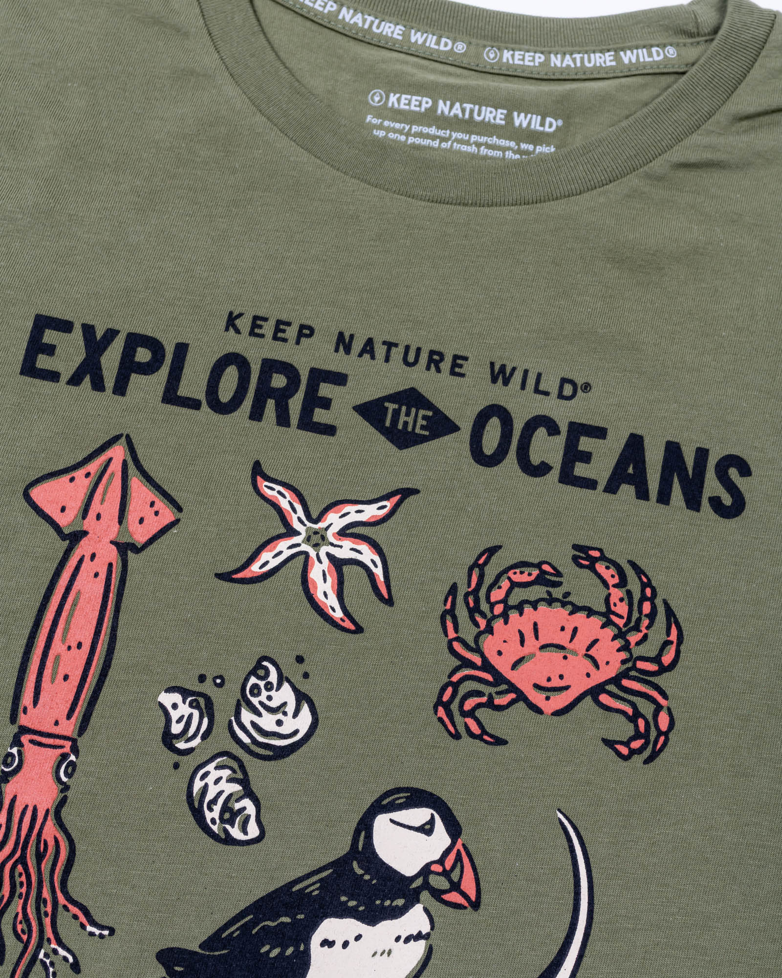 Nature Study East Coast Unisex Long Sleeve Shirt | Olive