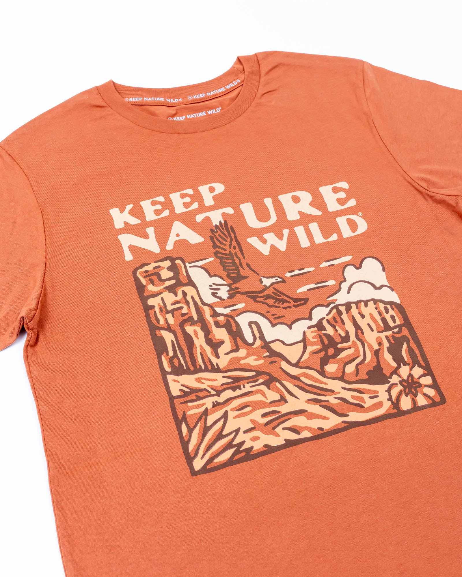 Wild Canyon Unisex Tee | Redwood