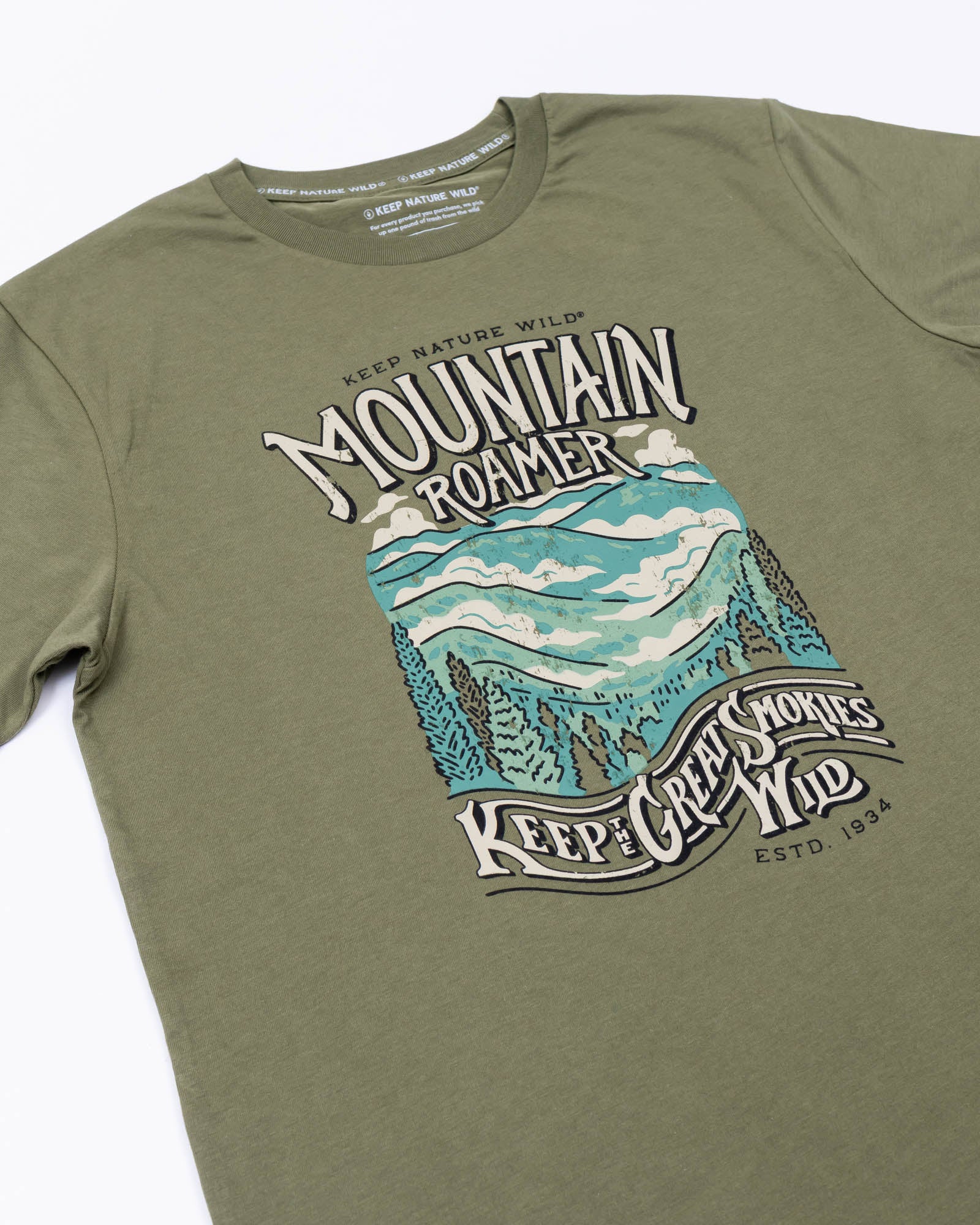 Mountain Roamer Unisex Tee | Olive