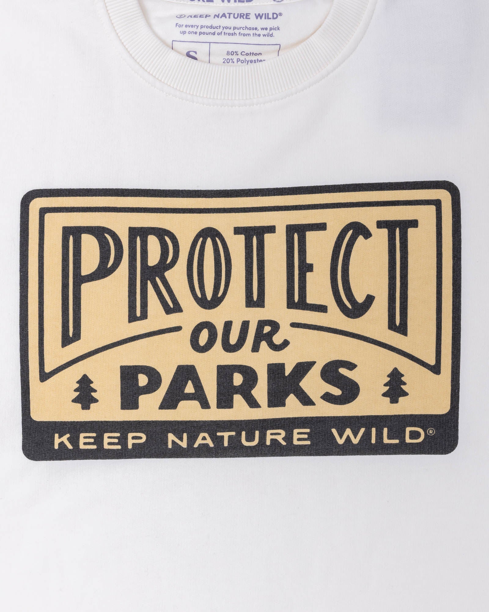 Protect Our Parks Crewneck Sweatshirt | Natural
