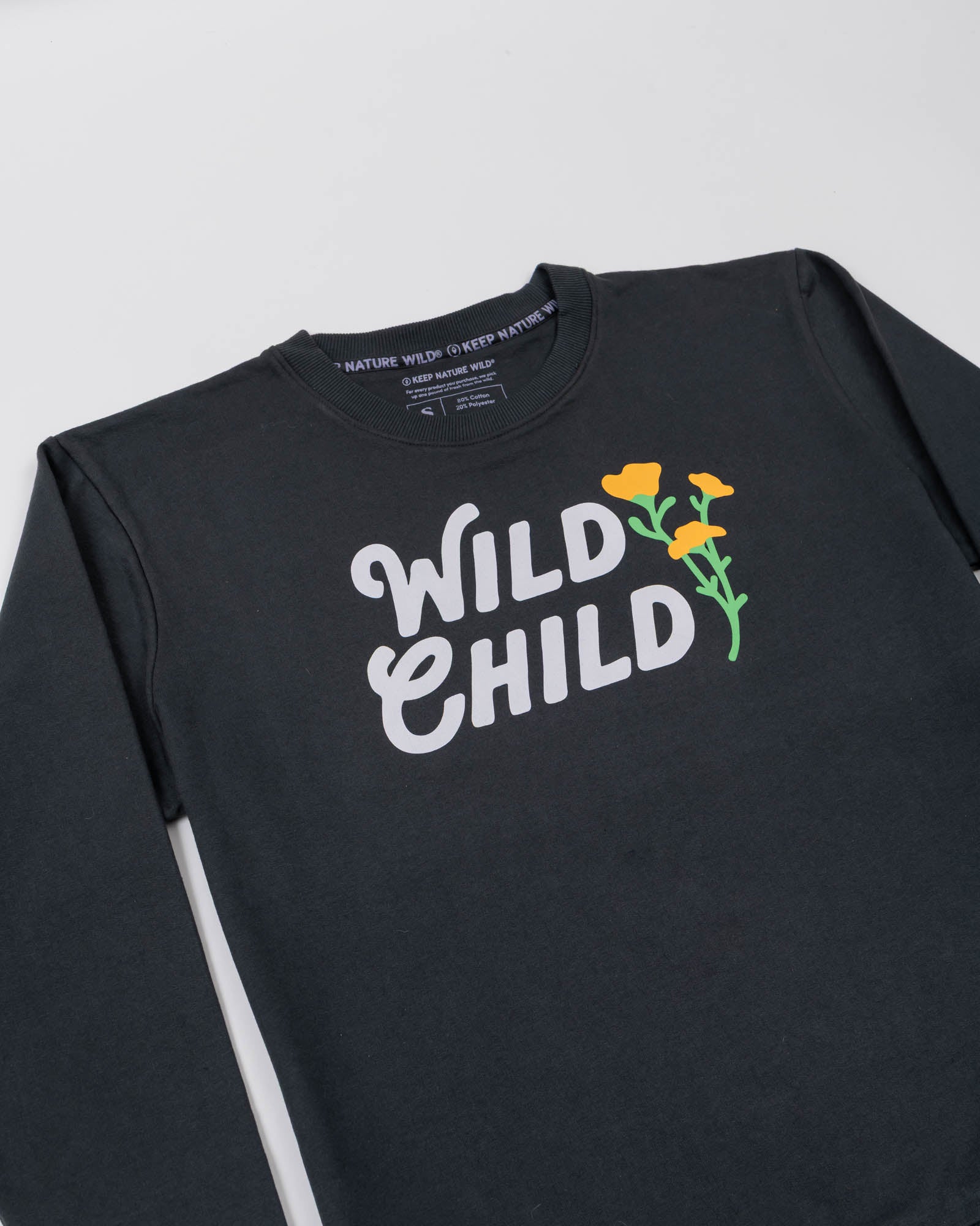 Wild Child Crewneck Sweatshirt | Coal