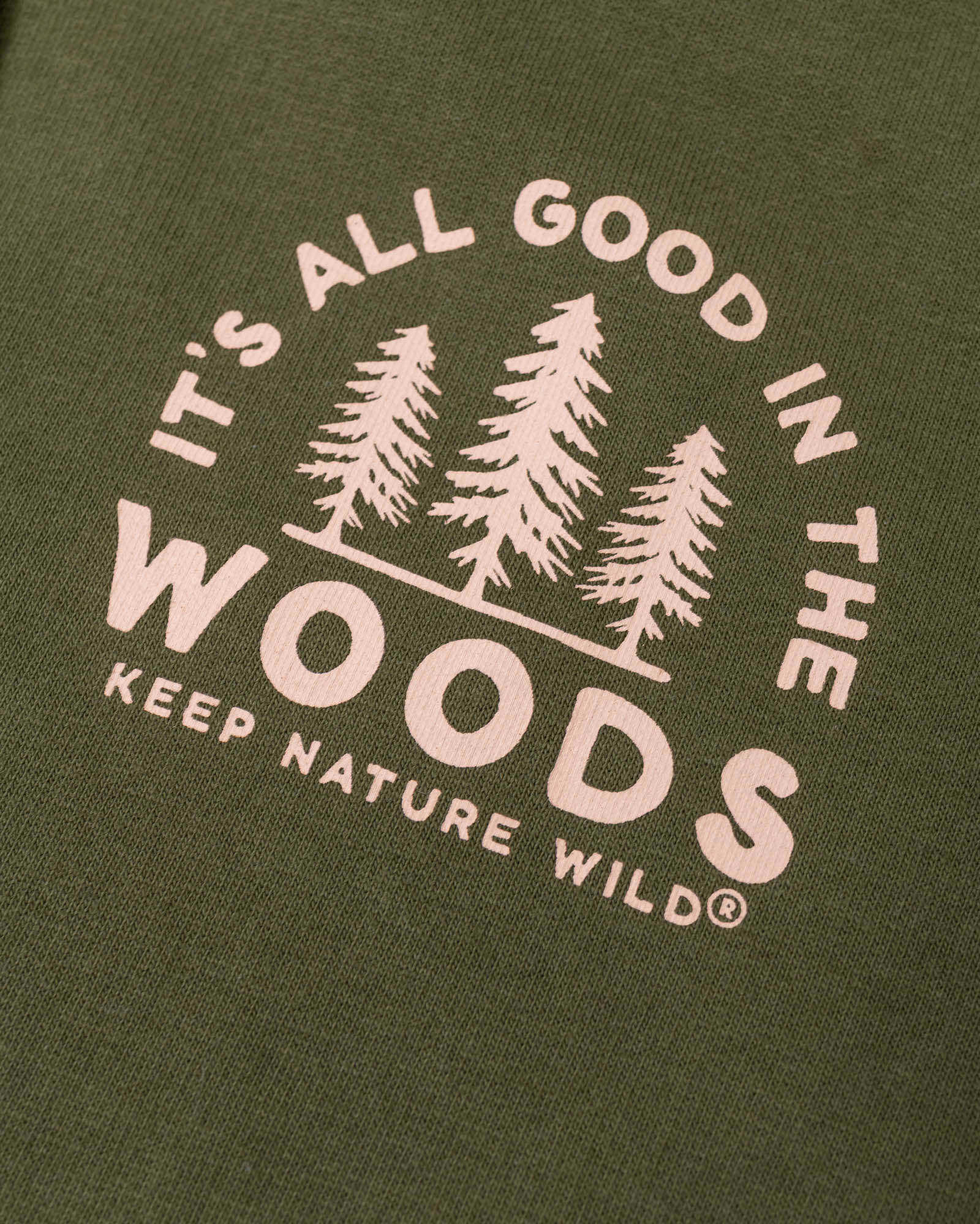 Good In The Woods Pullover Hoodie | Olive