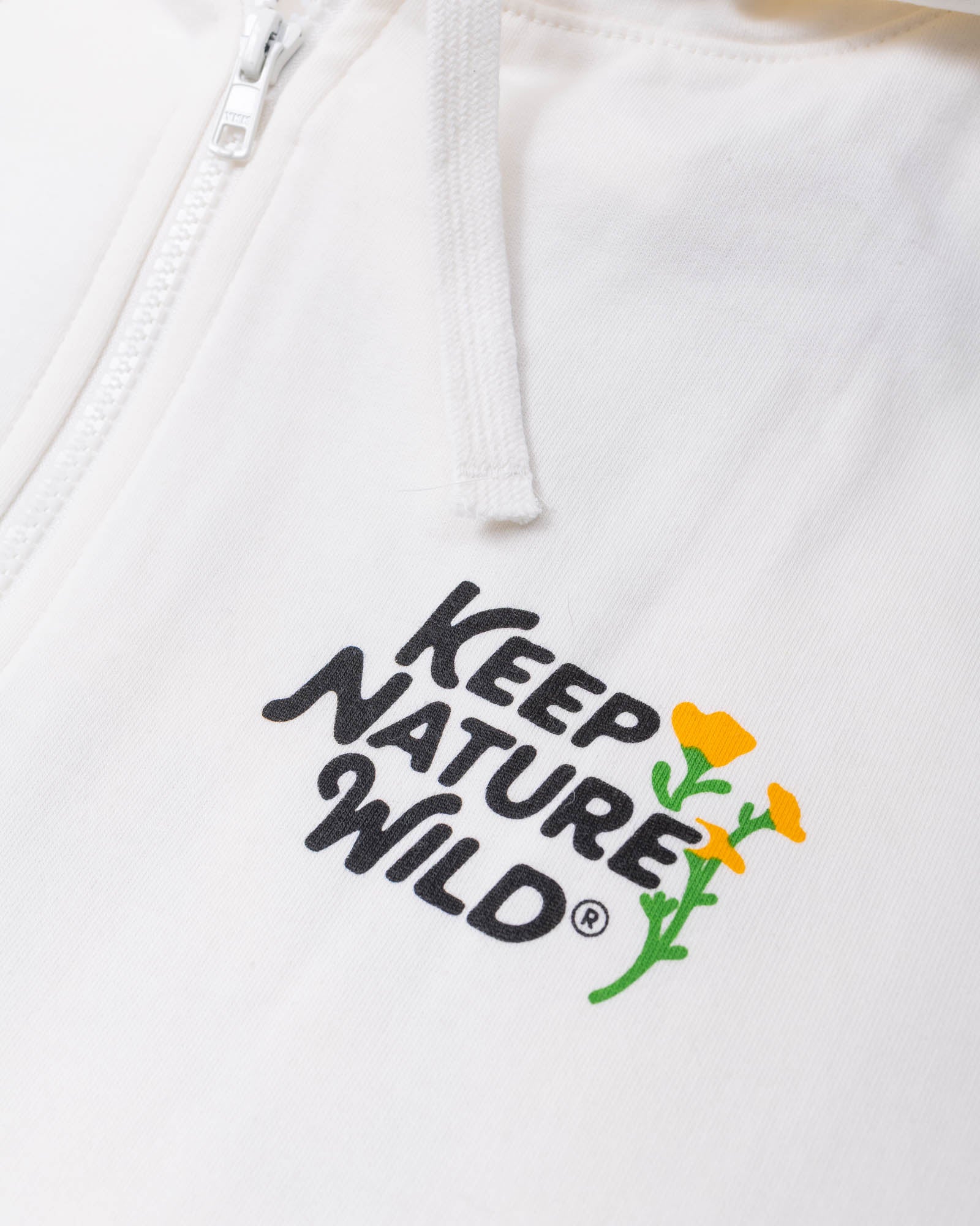 Wild Child Zip-Up Hoodie | Natural