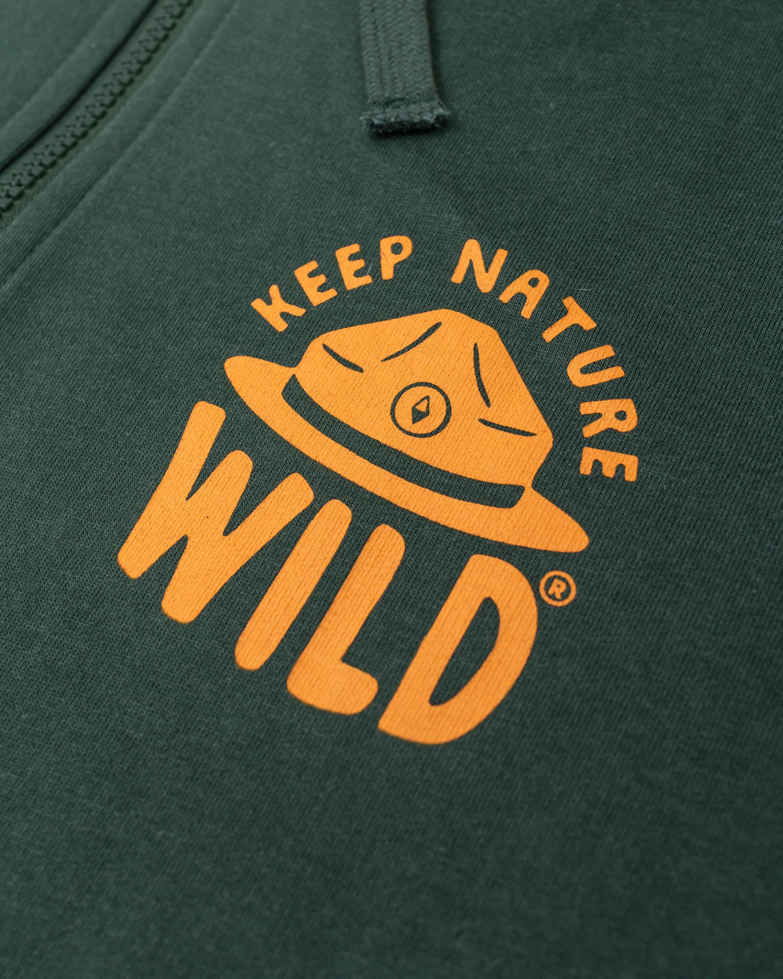 Wildbear Zip-Up Hoodie | Heather Forest