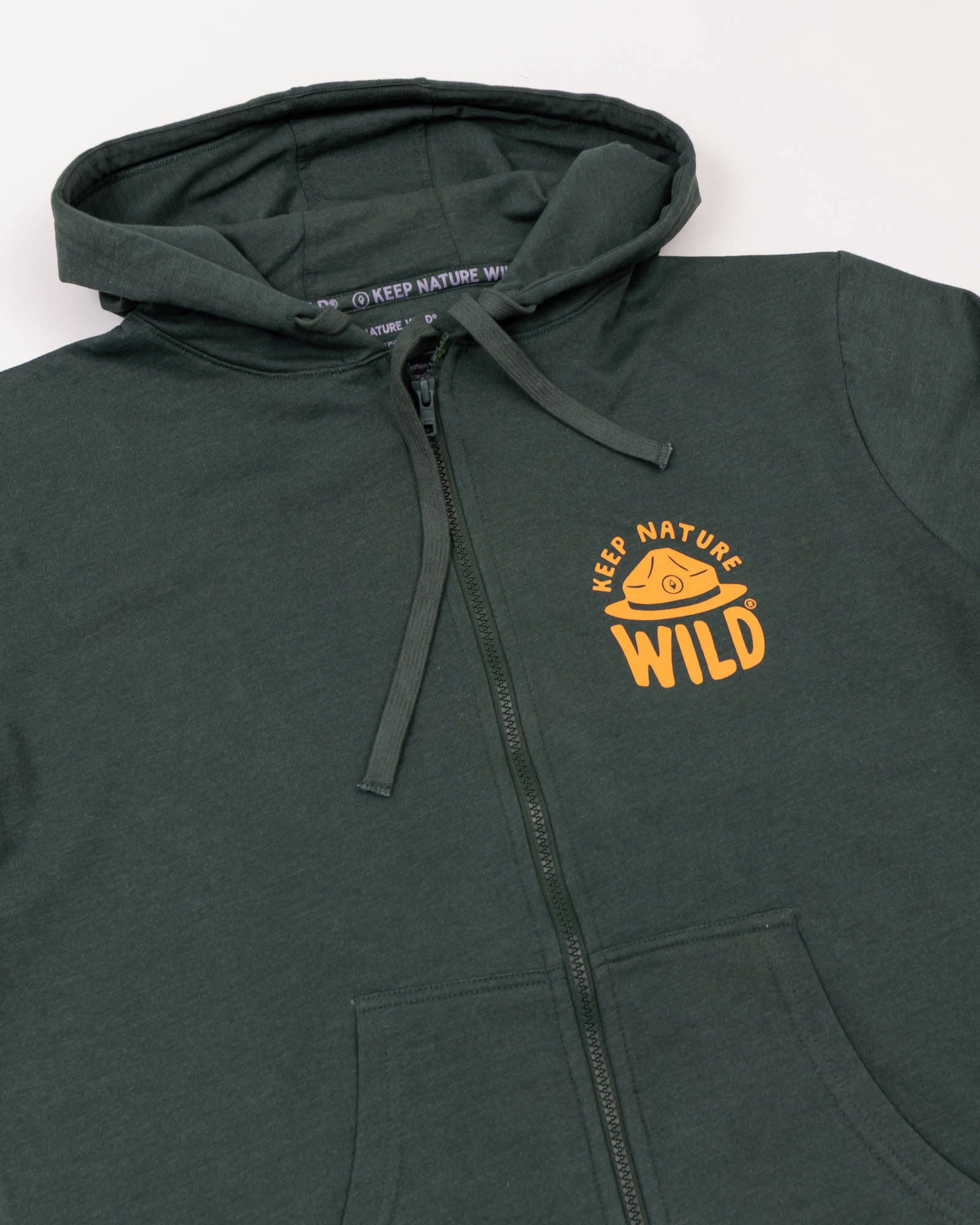 Wildbear Zip-Up Hoodie | Heather Forest