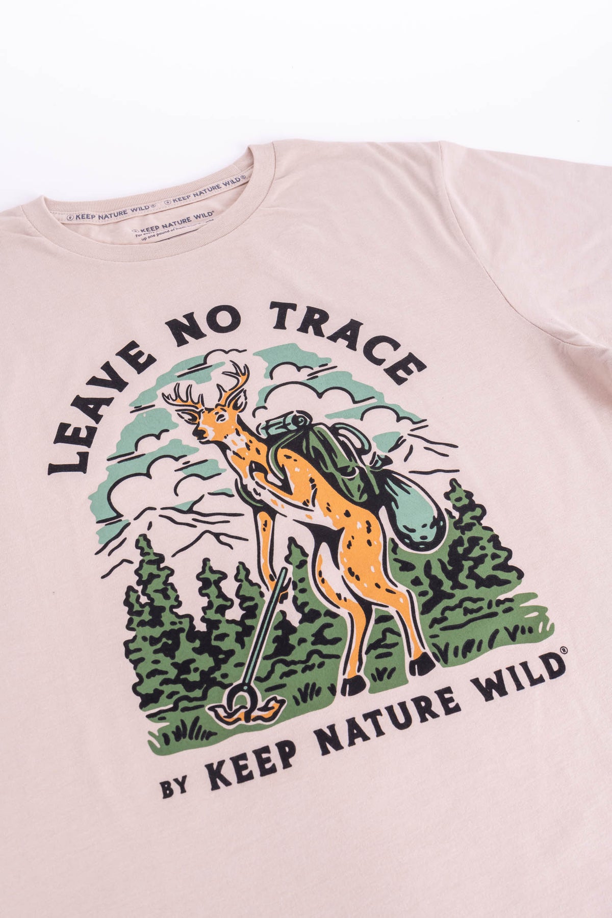 Leave No Trace By KNW | Unisex Tee | Heather Tan