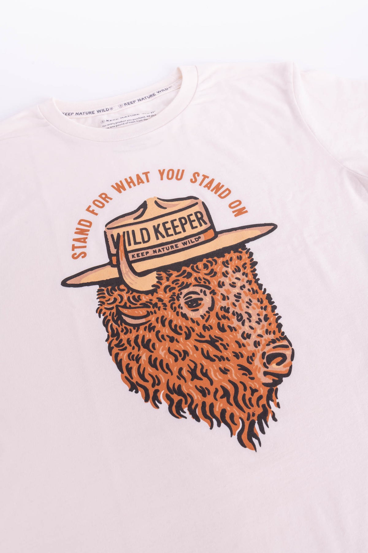 Stand For Bison | Unisex Tee | Natural
