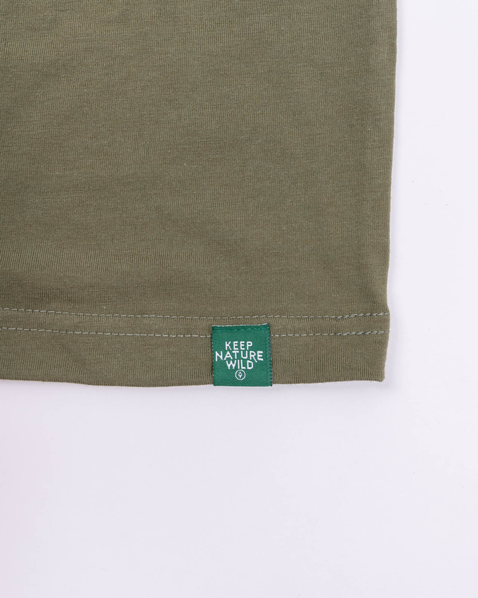 Happy Camper Bear Youth Tee | Olive