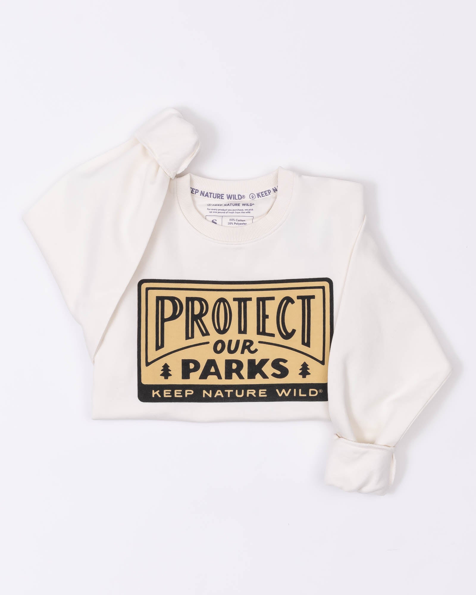Protect Our Parks Crewneck Sweatshirt | Natural