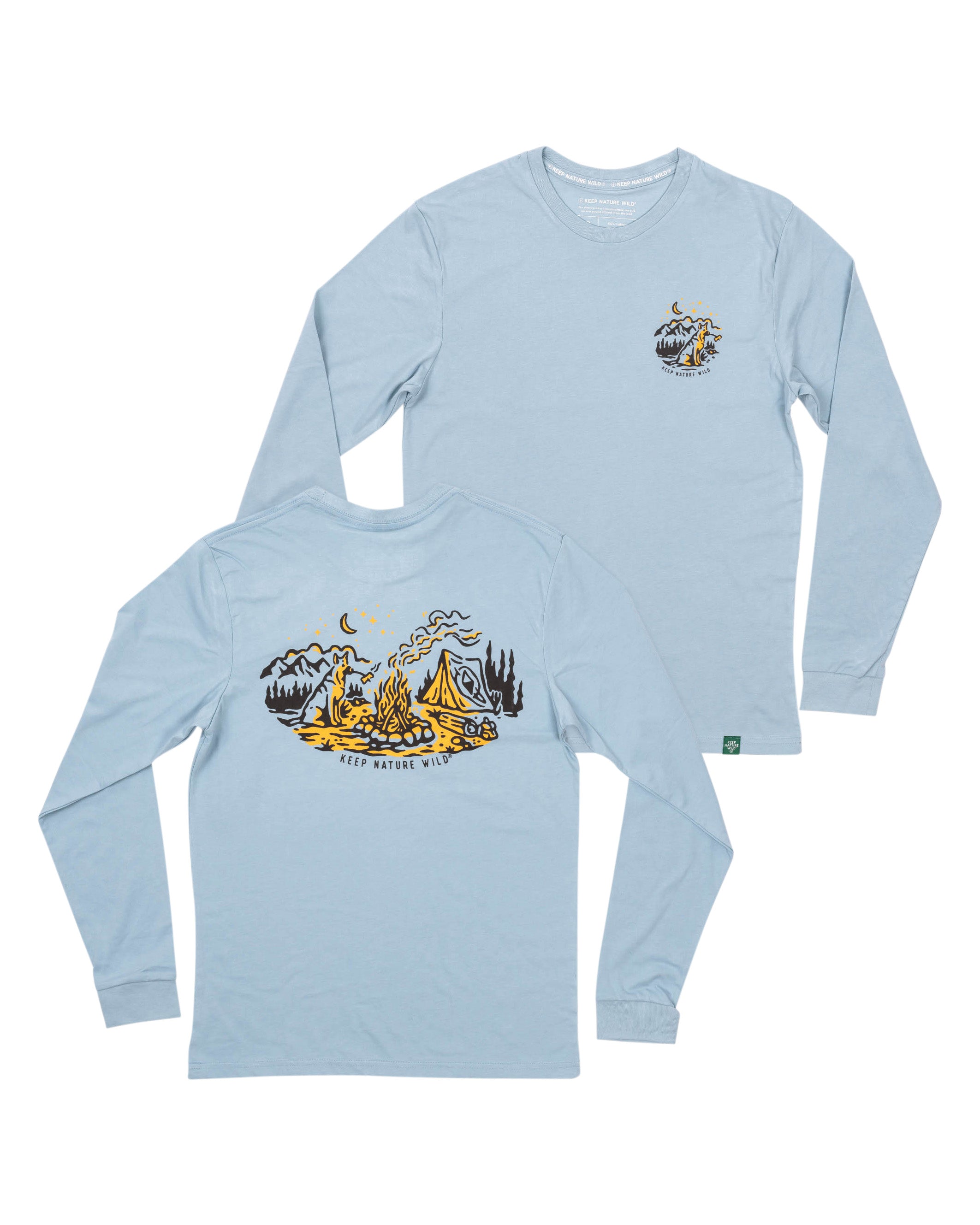 Campfire Dog Unisex Long Sleeve | Morning Mist