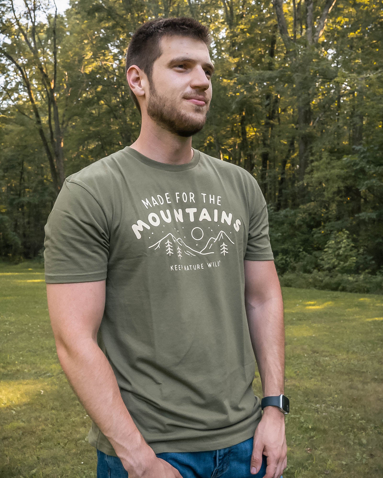 Made for the Mountains Unisex Tee | Olive