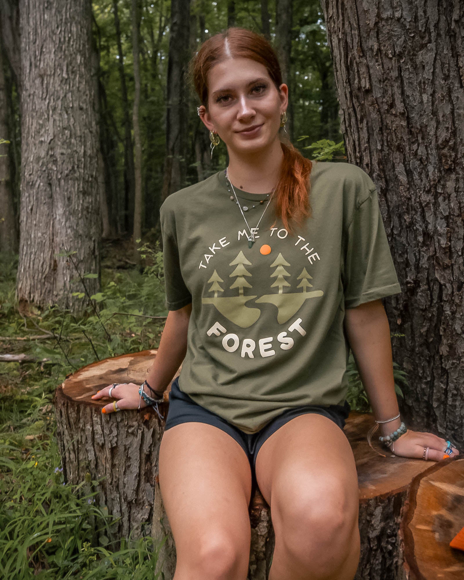 To the Forest Unisex Tee | Olive
