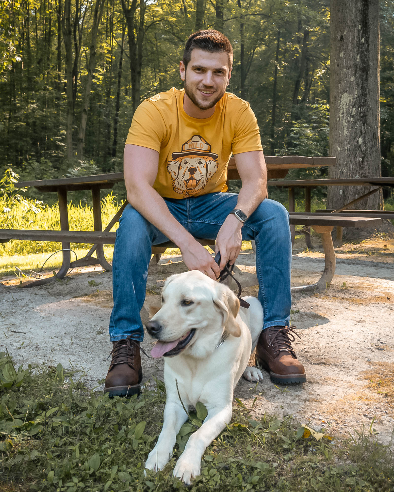 Wild Dog Unisex Tee | Mustard