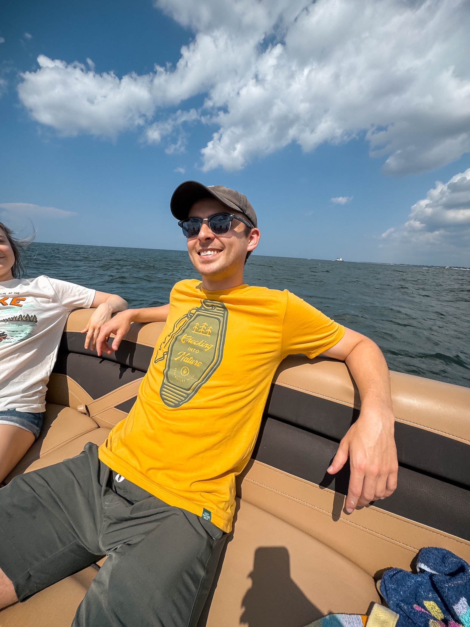 Checking Into Nature | Unisex Tee | Mustard