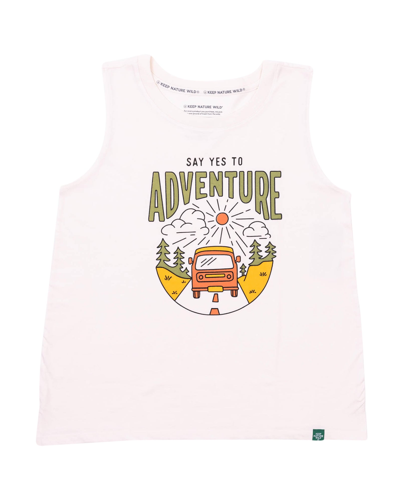 Say Yes to Adventure Women's Muscle Tank | Natural
