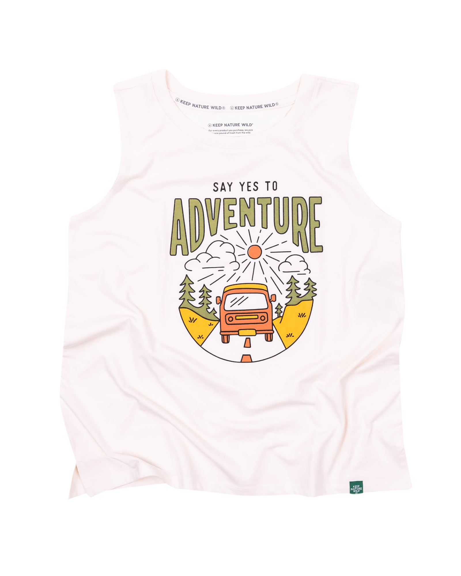 Say Yes to Adventure Women's Muscle Tank | Natural