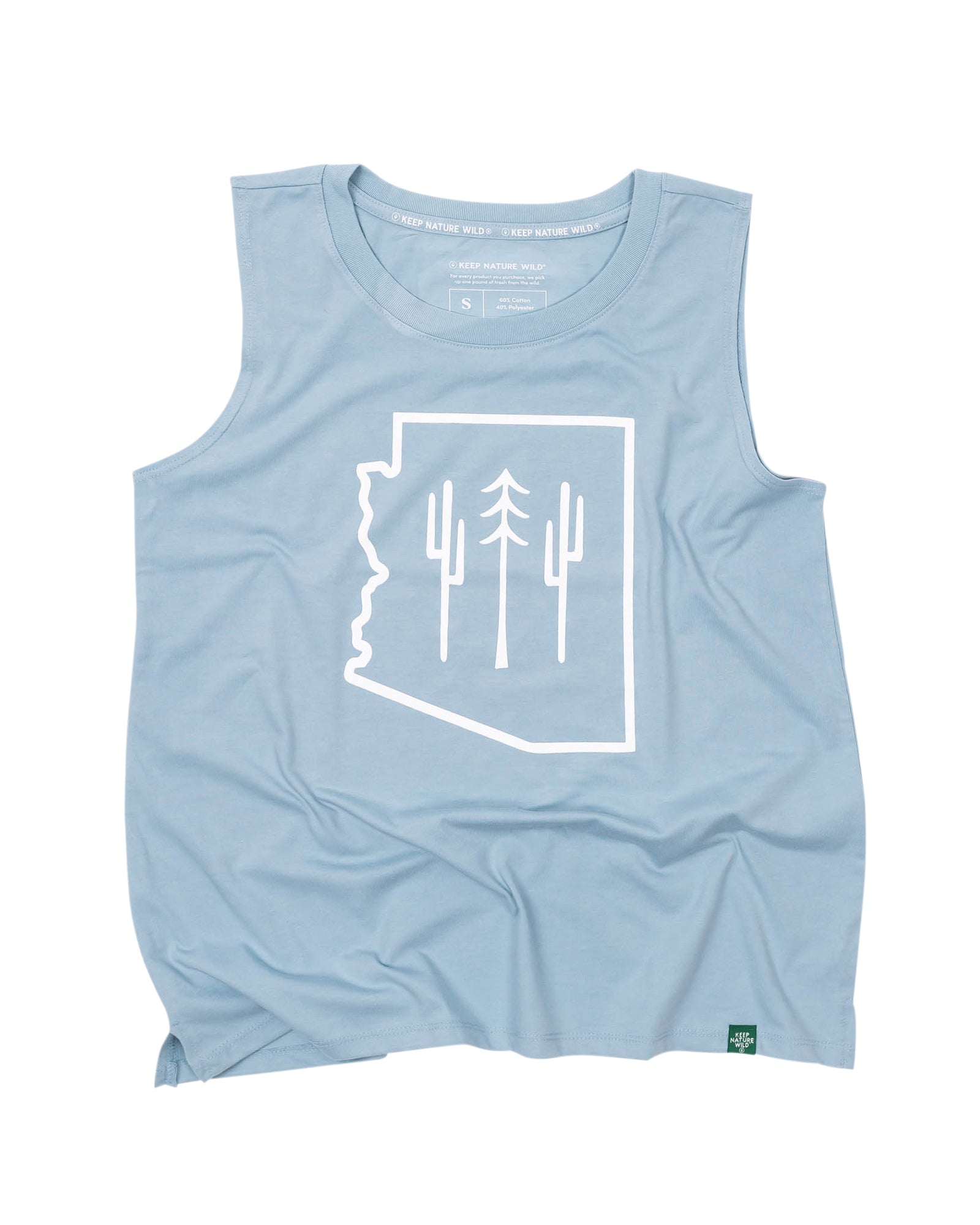 Arizona Wilderness Women's Muscle Tank | Morning Mist
