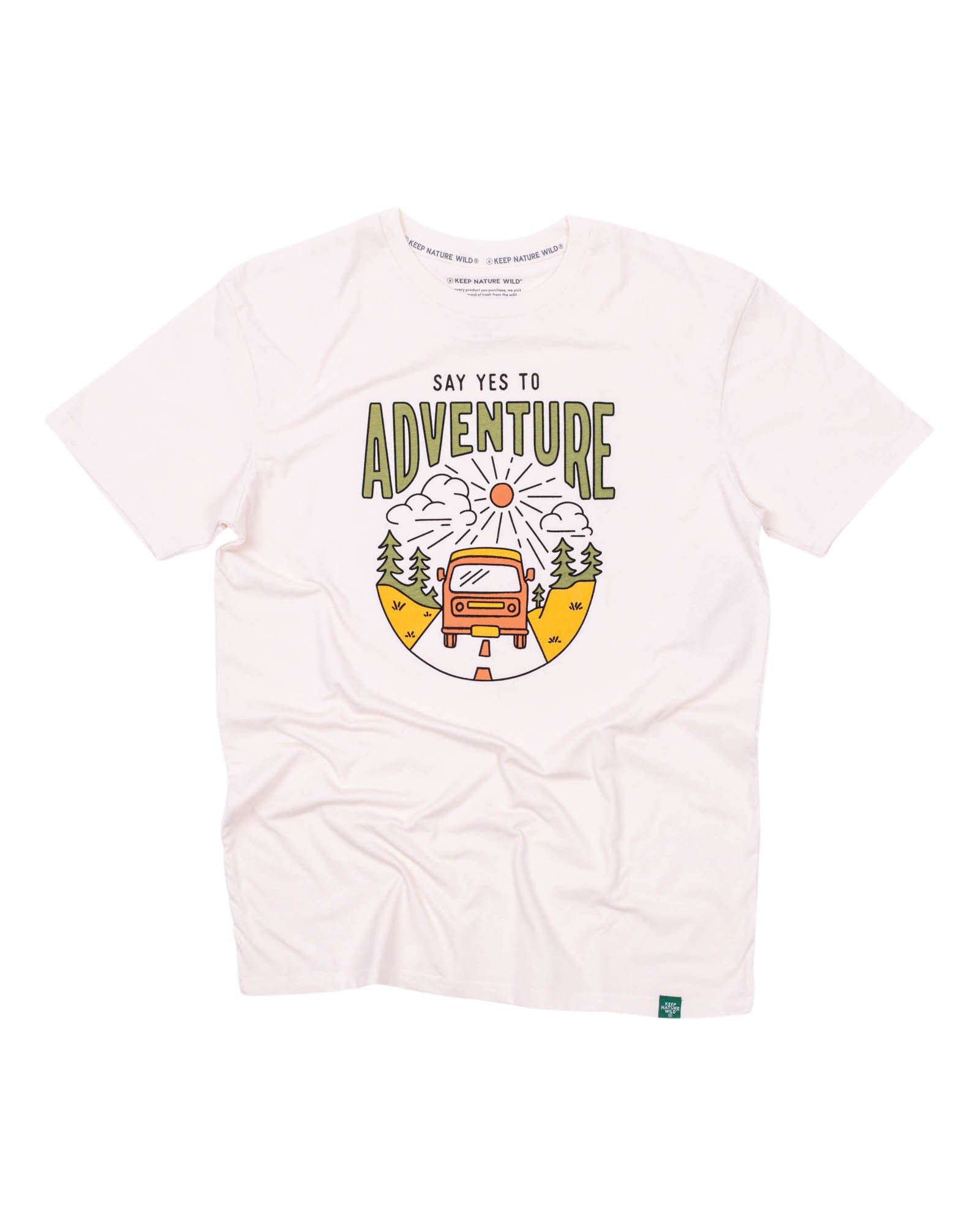 Say Yes to Adventure Unisex Tee | Natural