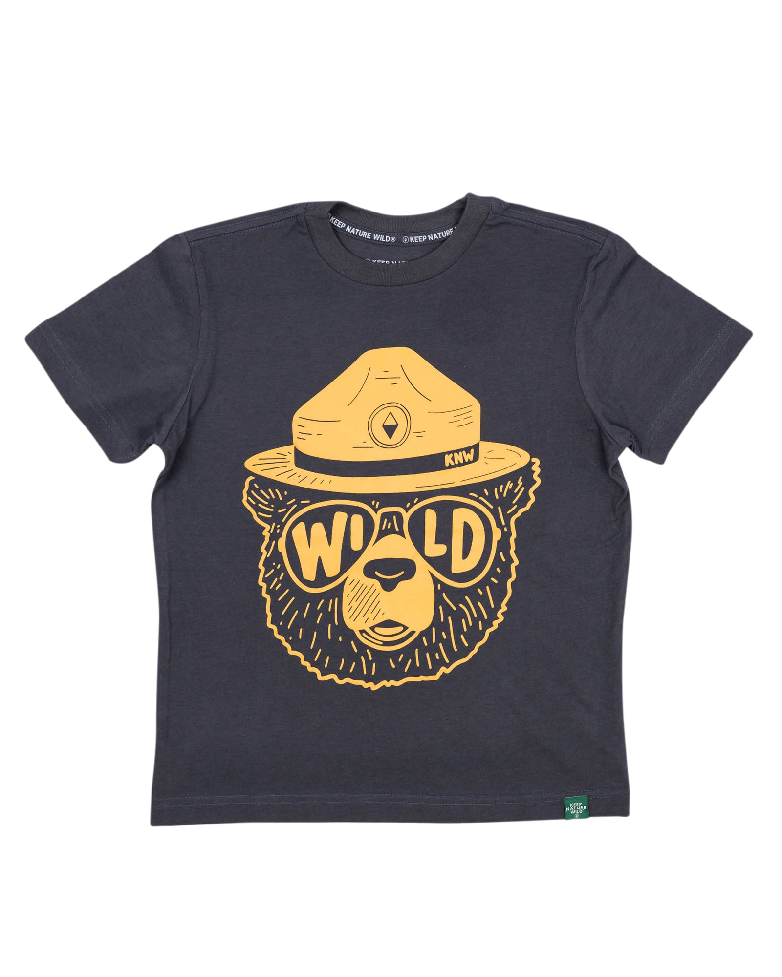 Wildbear Youth Tee | Coal