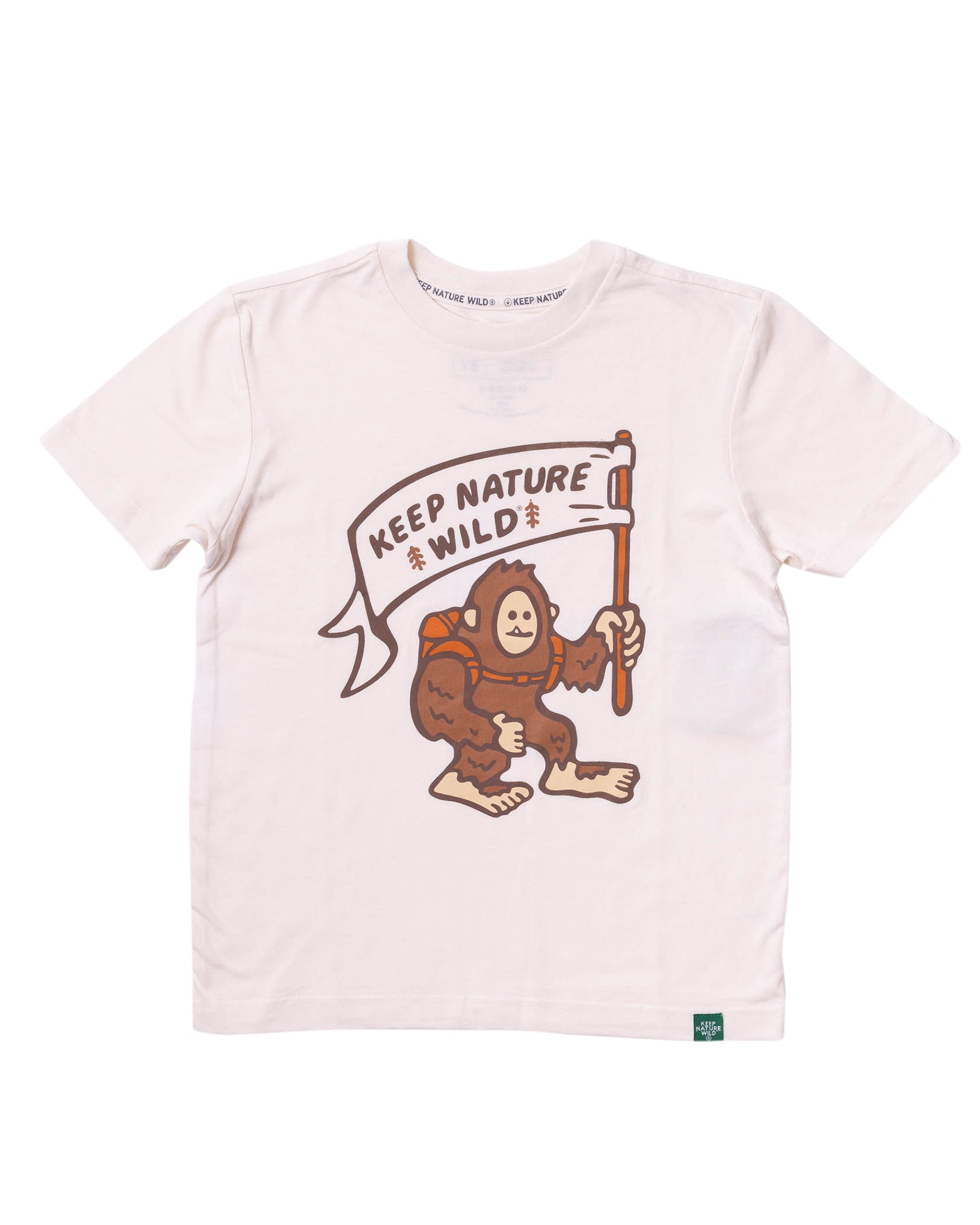 Happy Camper Squatch Youth Tee | Natural