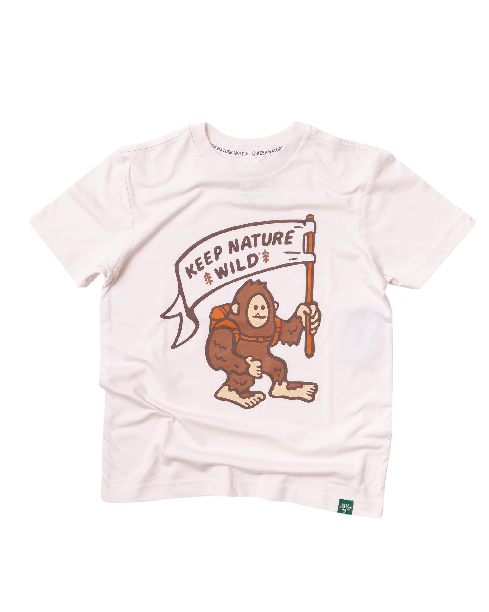 Happy Camper Squatch Youth Tee | Natural