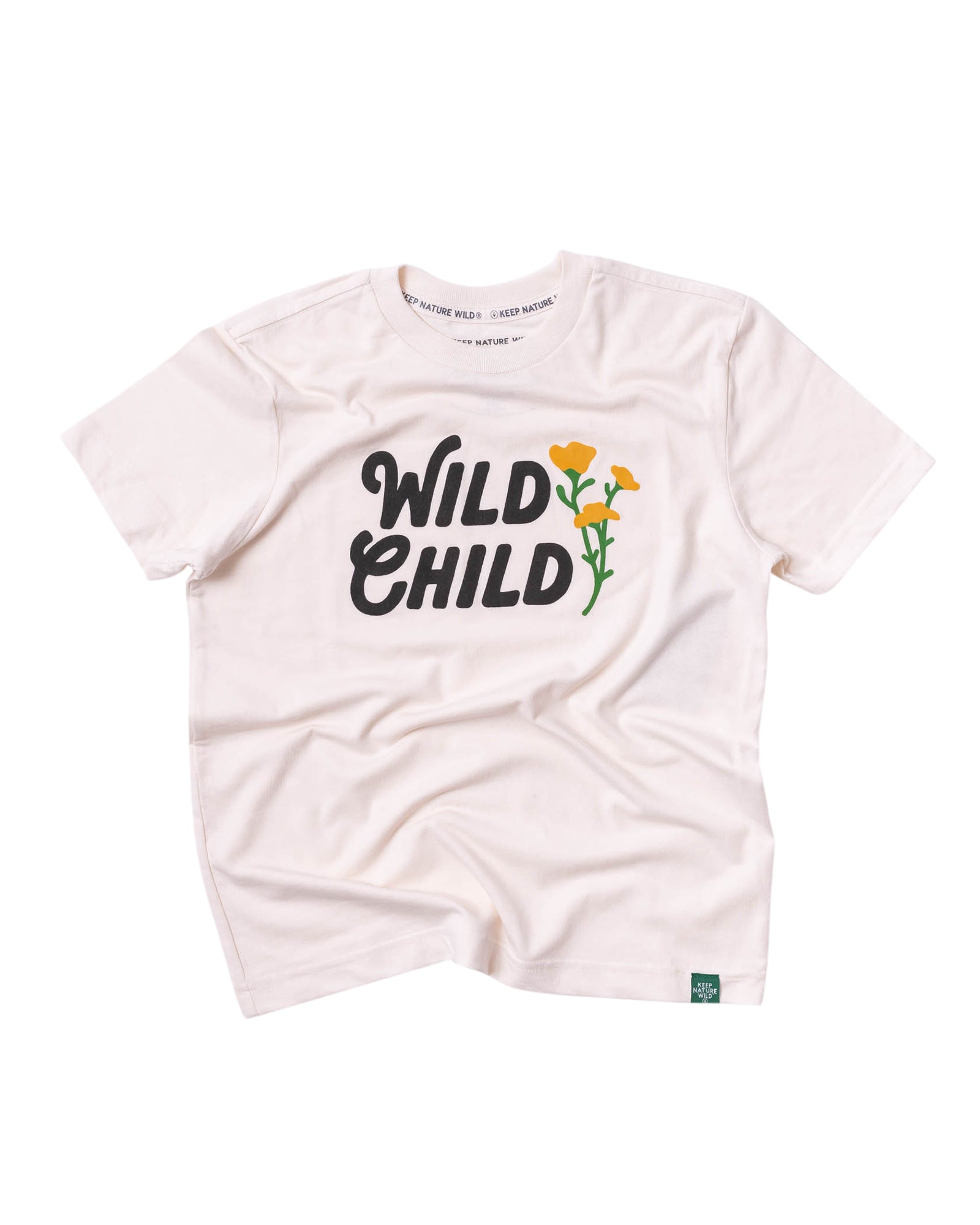 Wild Child Toddler Tee | Natural