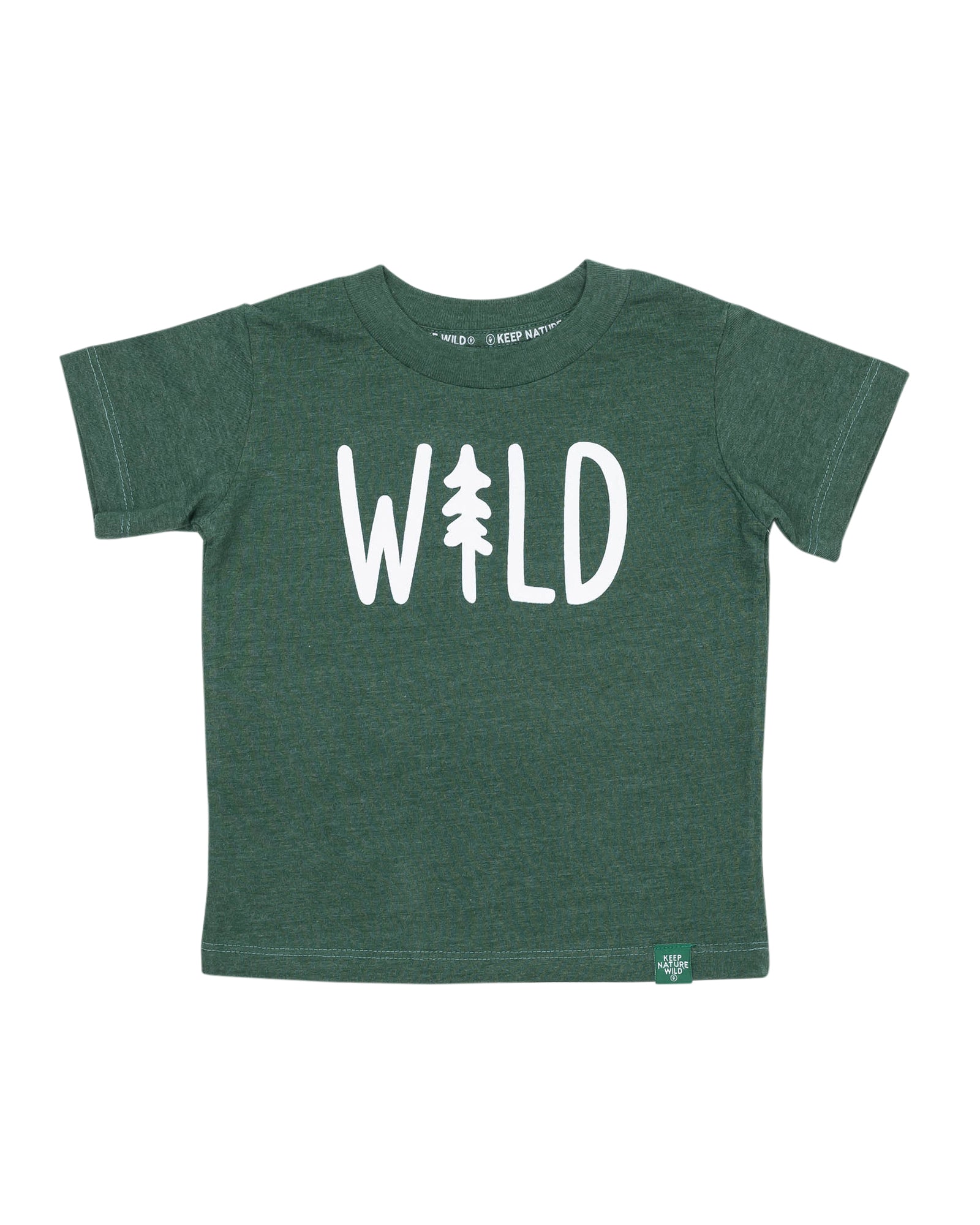 Wild Pine Toddler Tee | Heather Forest