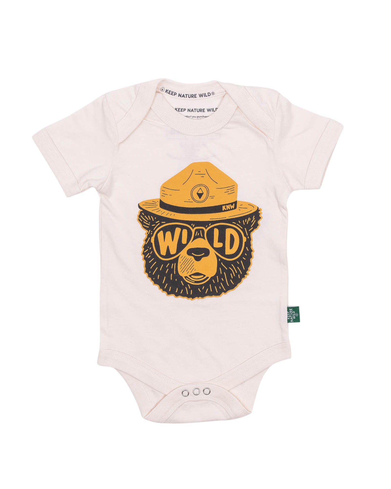 Wildbear Baby Bodysuit | Natural