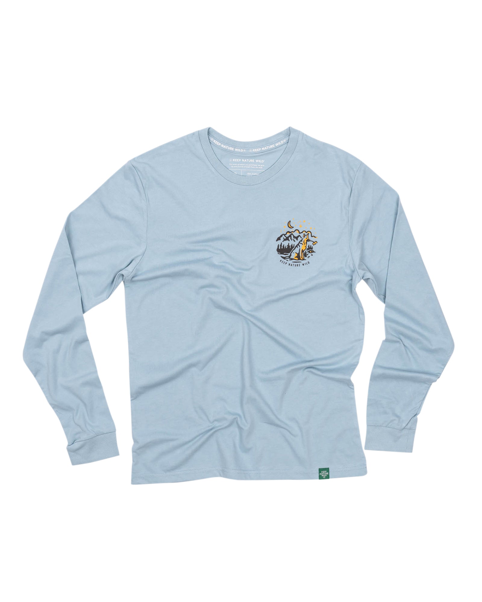 Campfire Dog Unisex Long Sleeve | Morning Mist