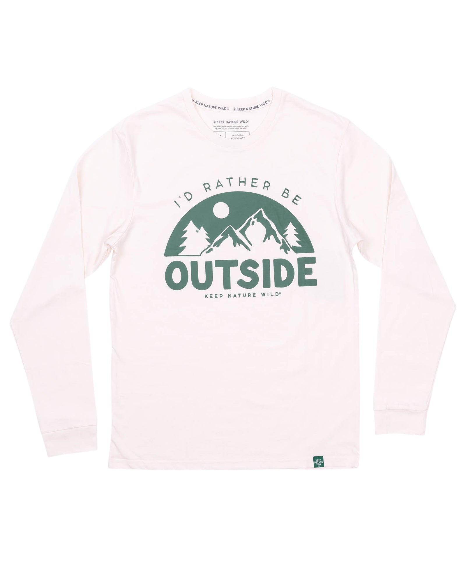 Be Outside Unisex Long Sleeve Tee | Natural
