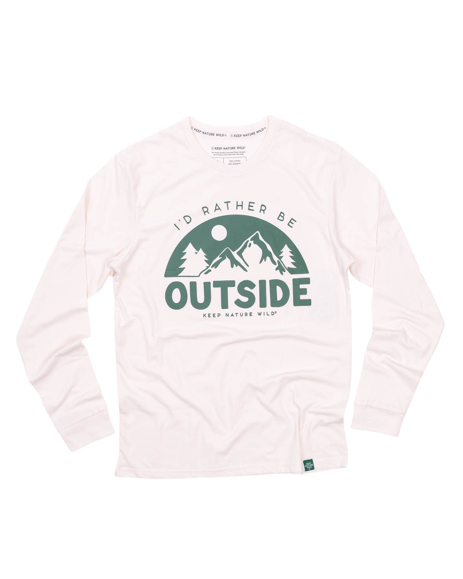 Be Outside Unisex Long Sleeve Tee | Natural