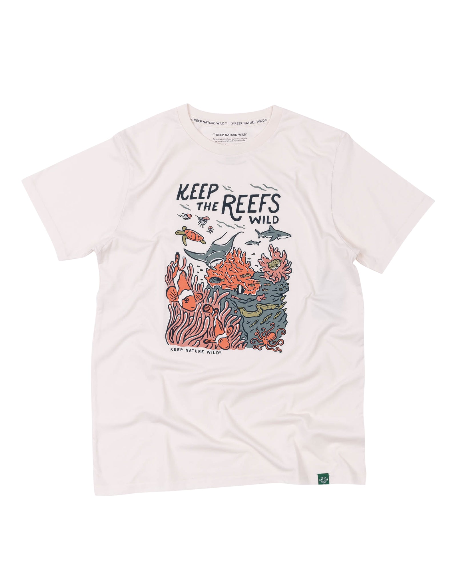 Wild Reefs Unisex Tee | Natural