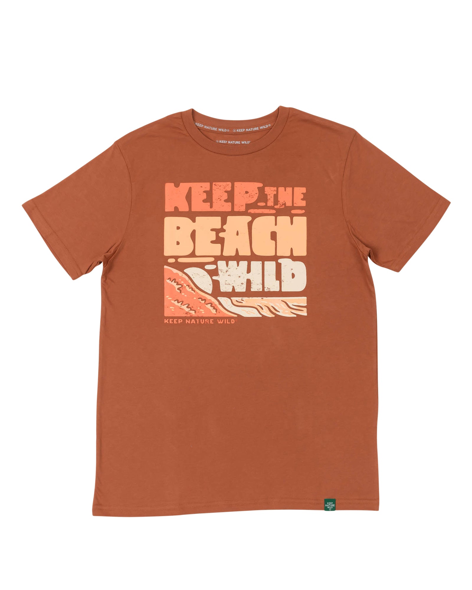 Keep Beaches Wild Unisex Tee | Redwood