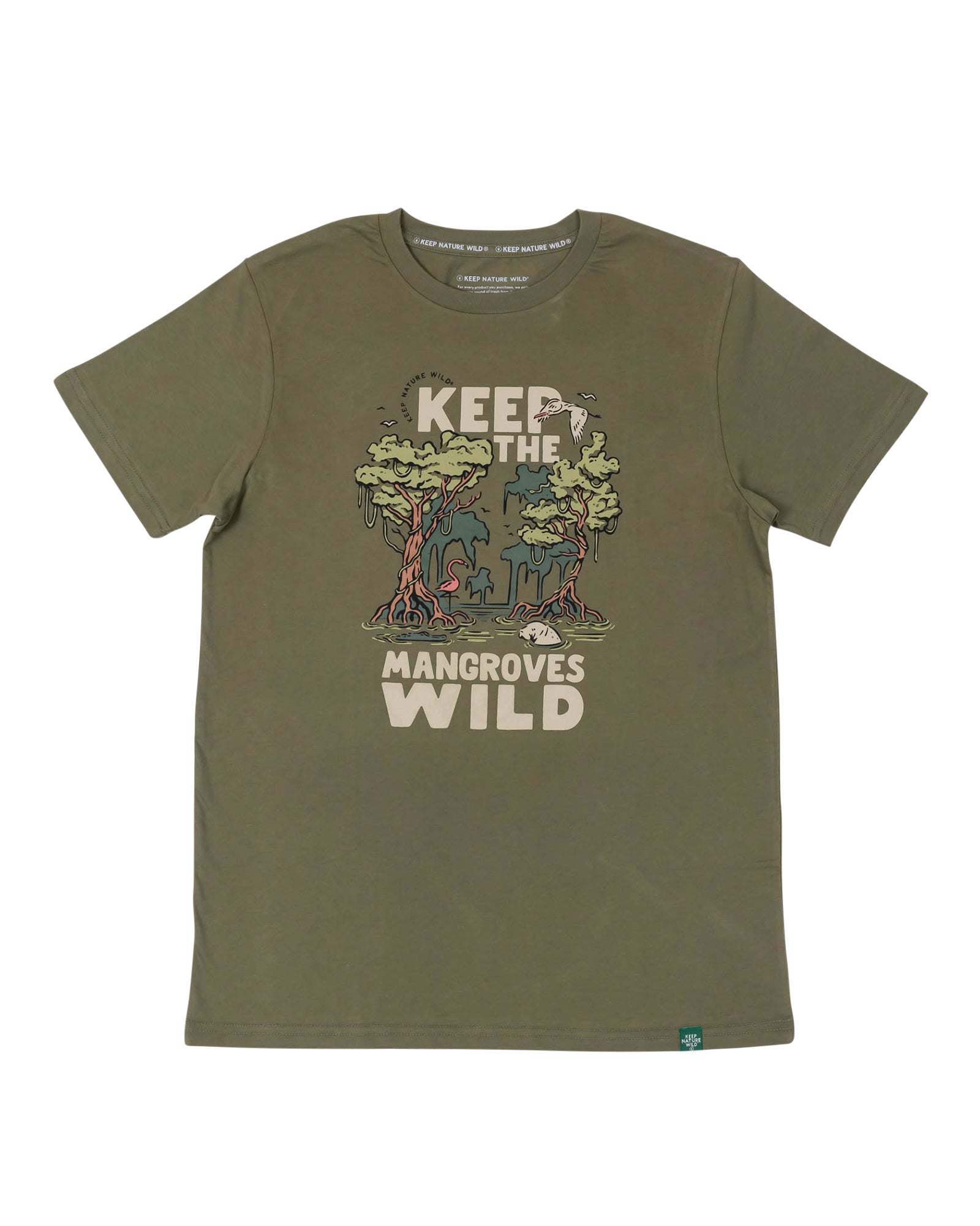 Wild Mangroves Unisex Tee | Olive