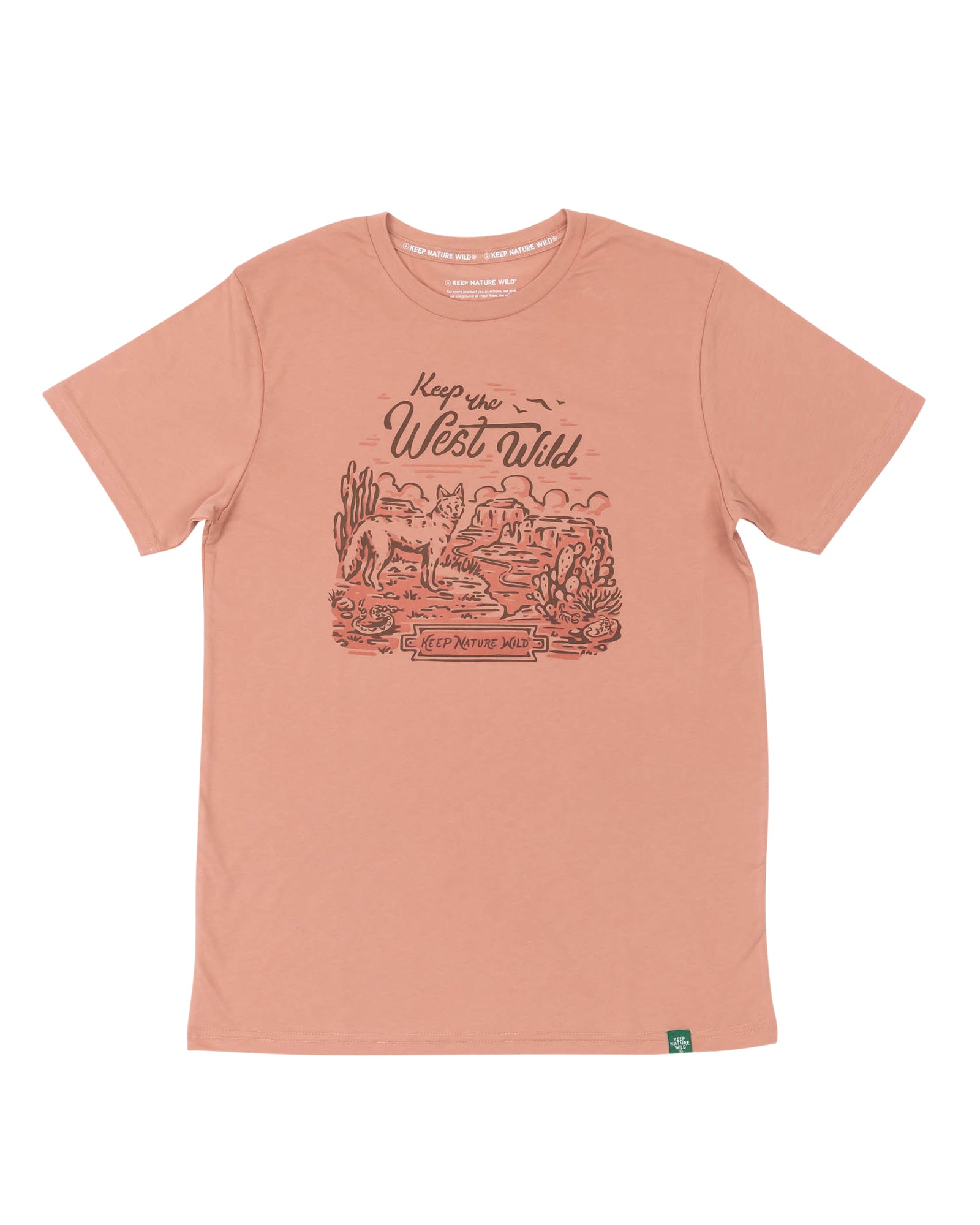 Keep The West Wild Unisex Tee | Canyon Rose