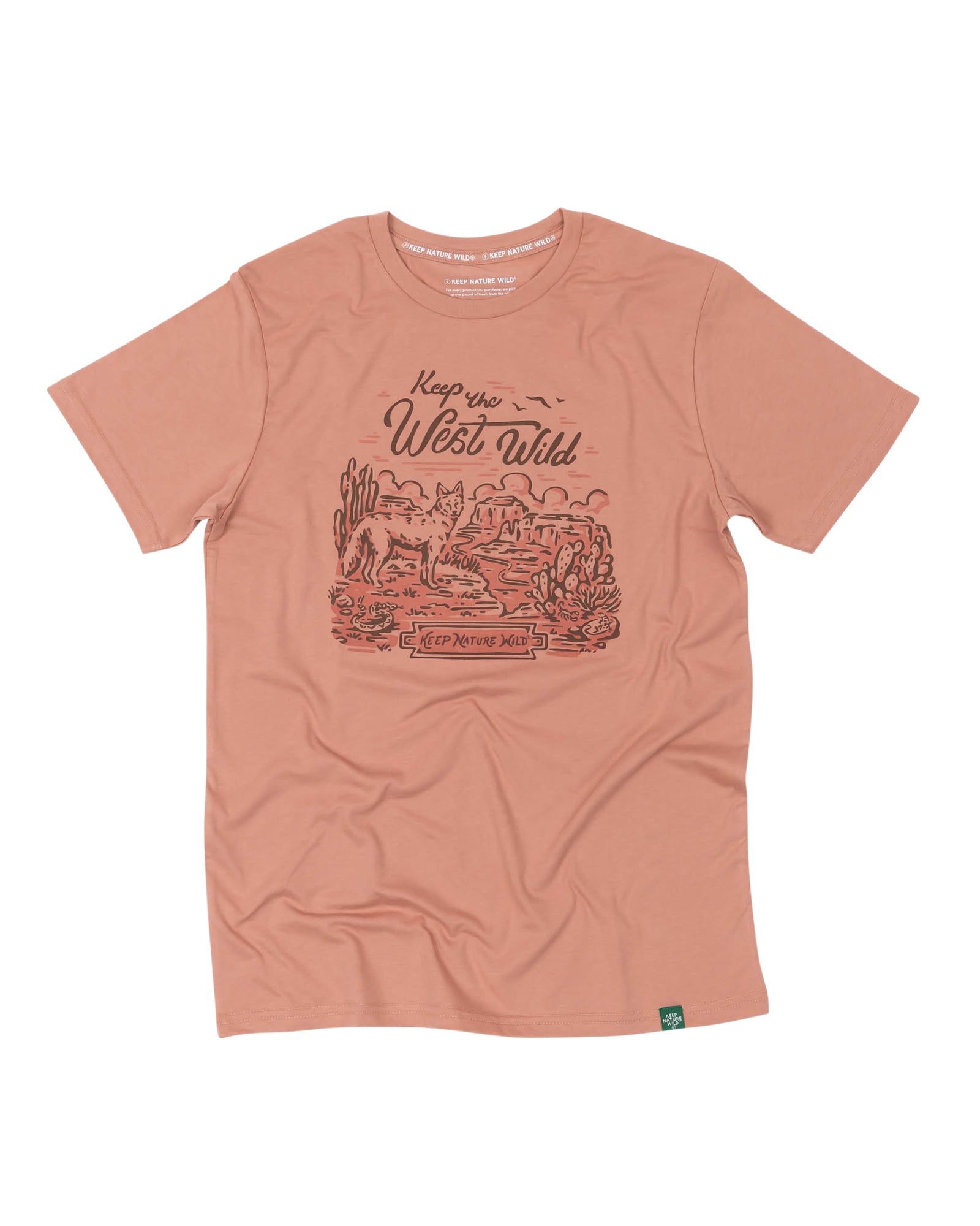 Keep The West Wild Unisex Tee | Canyon Rose