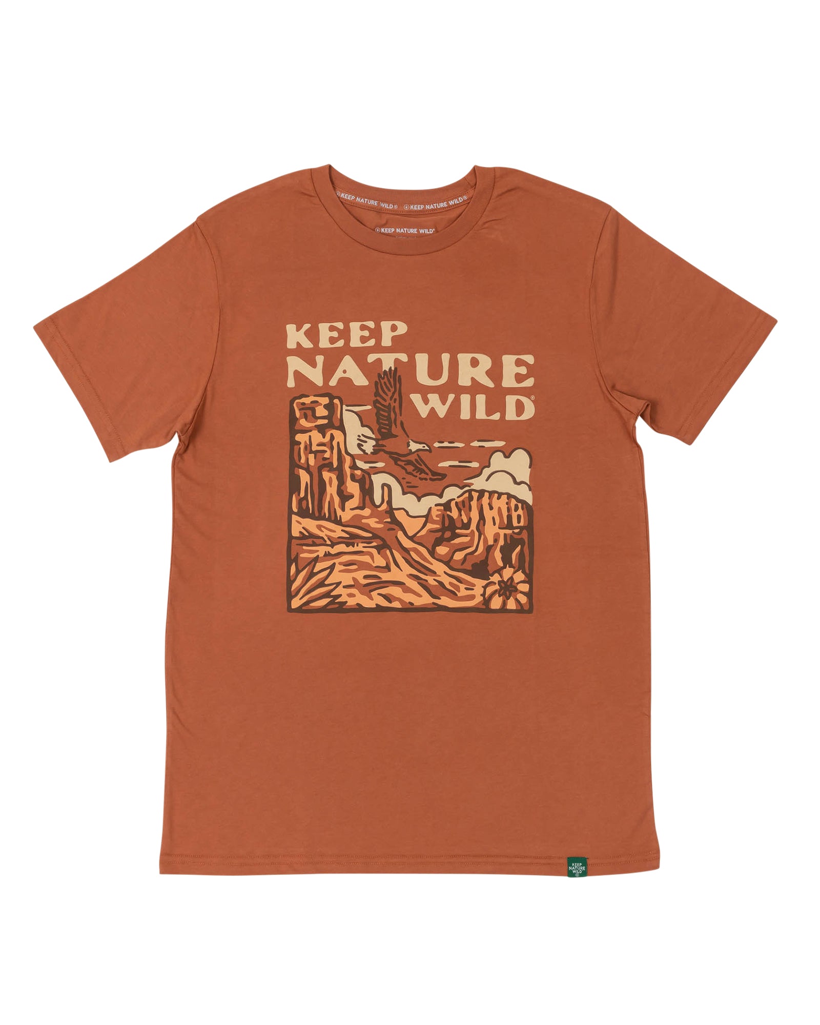 Wild Canyon Unisex Tee | Redwood