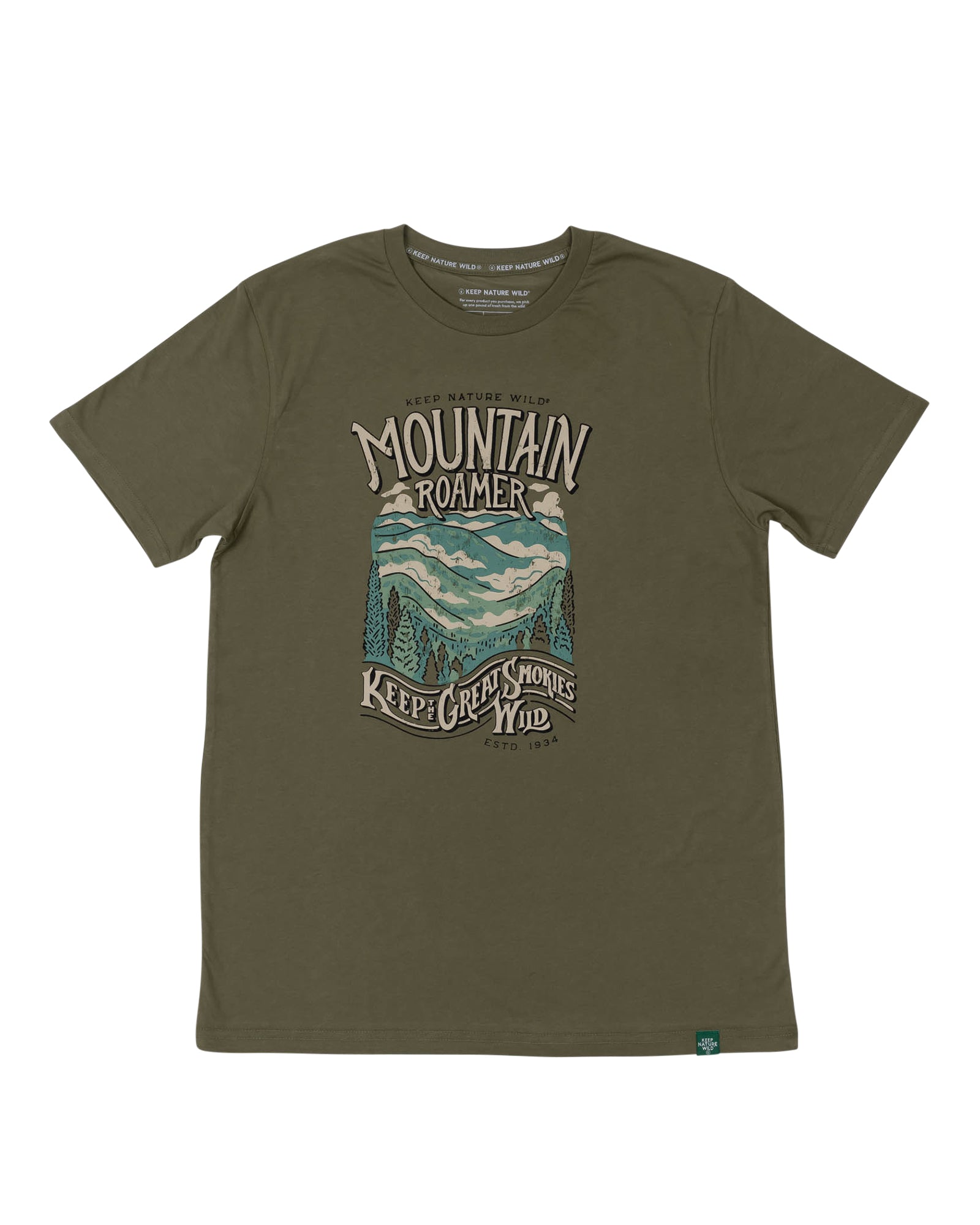 Mountain Roamer Unisex Tee | Olive