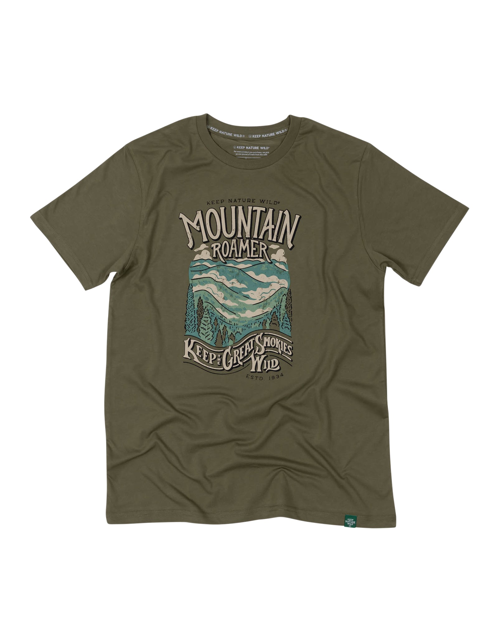 Mountain Roamer Unisex Tee | Olive