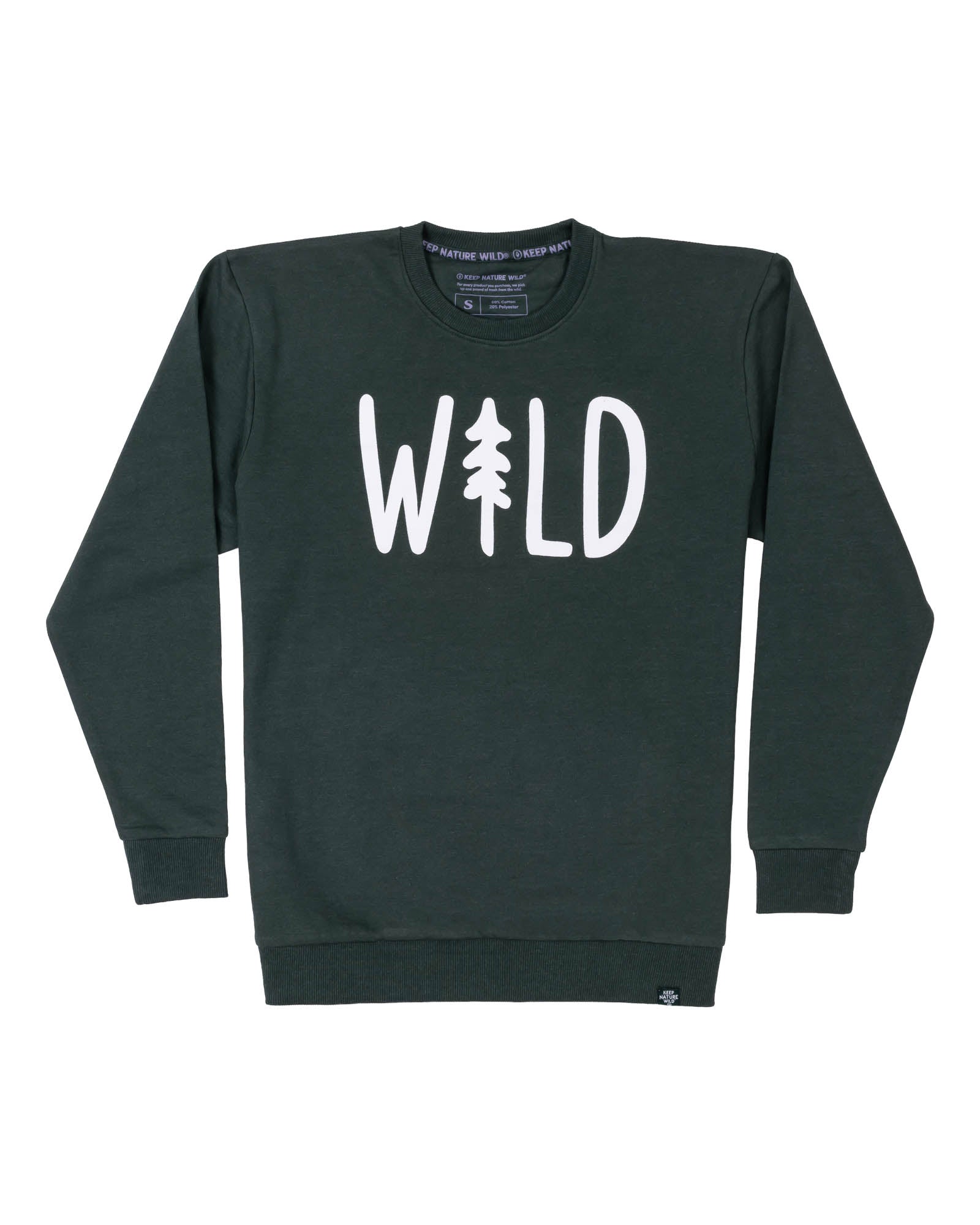 Wild Pine Crewneck Sweatshirt | Heather Forest