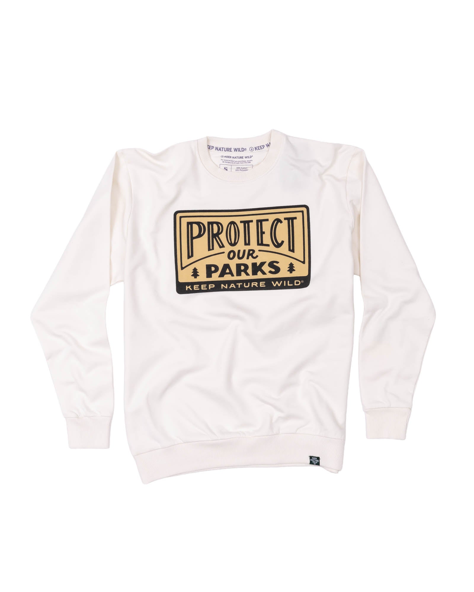 Protect Our Parks Crewneck Sweatshirt | Natural