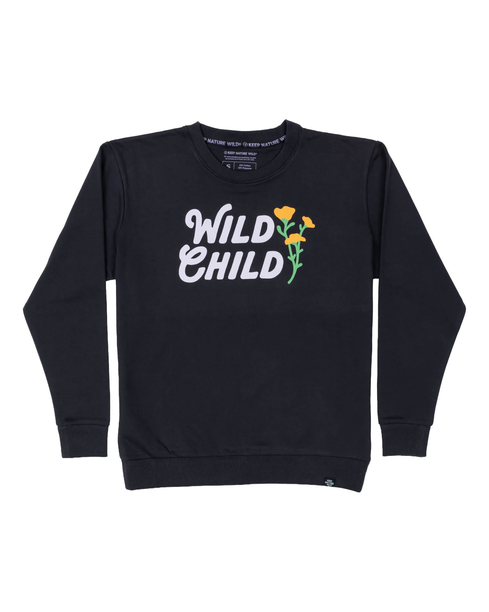 Wild Child Crewneck Sweatshirt | Coal
